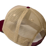 Gorra Trucker Beige y Granate